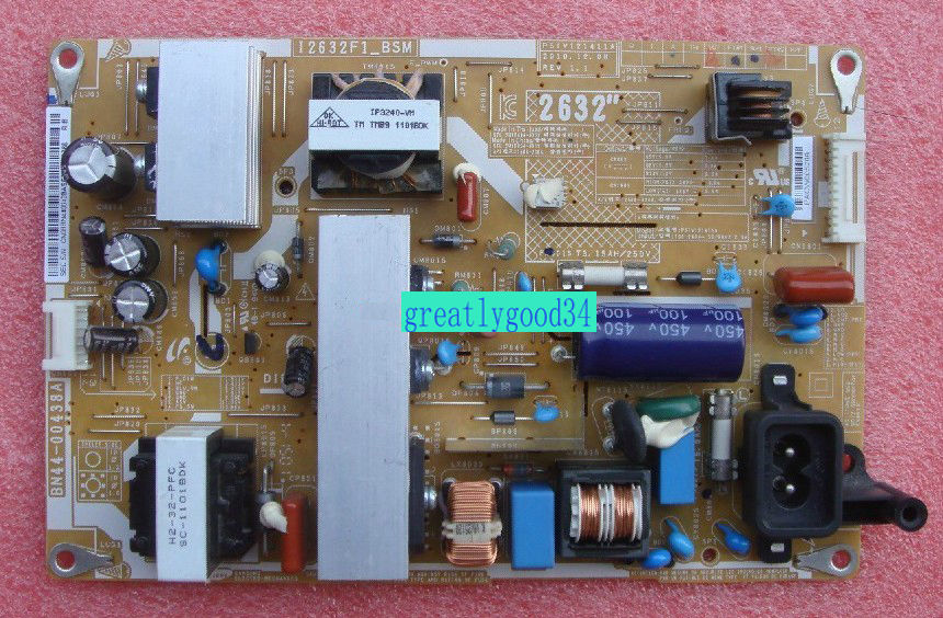 Original Power Board Monitor Samsung LA32D450G1 LA32D400E1 BN44- - Click Image to Close